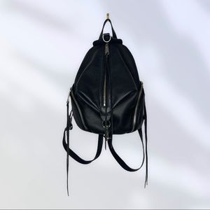 Rebecca Minkoff Julian small black pebble leather